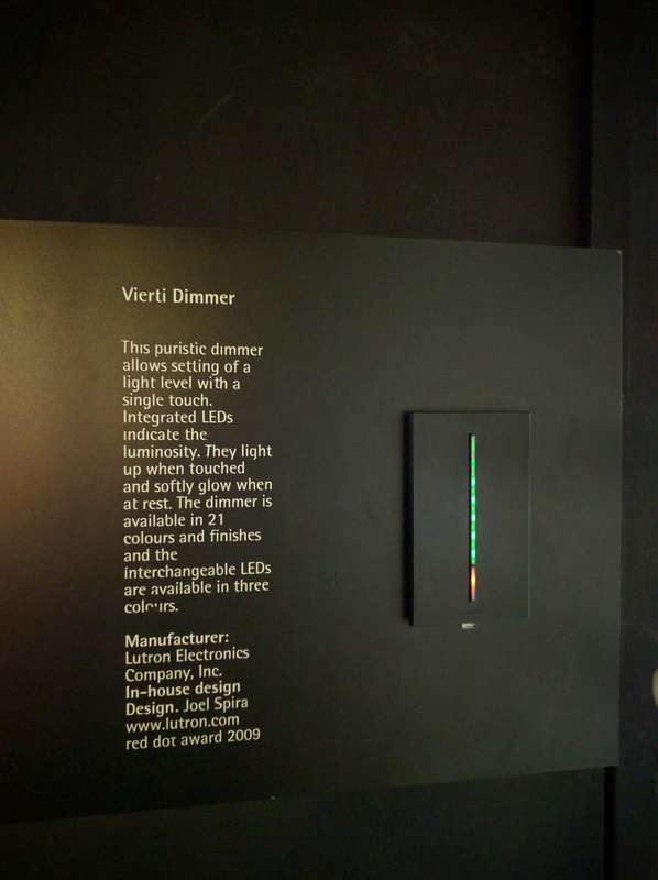 It's shit like this that bothers me about <i>design</i>. Ended up picking up some of these after seeing them, and they're actually terrible light switches, yet they hung in a museum with an award.