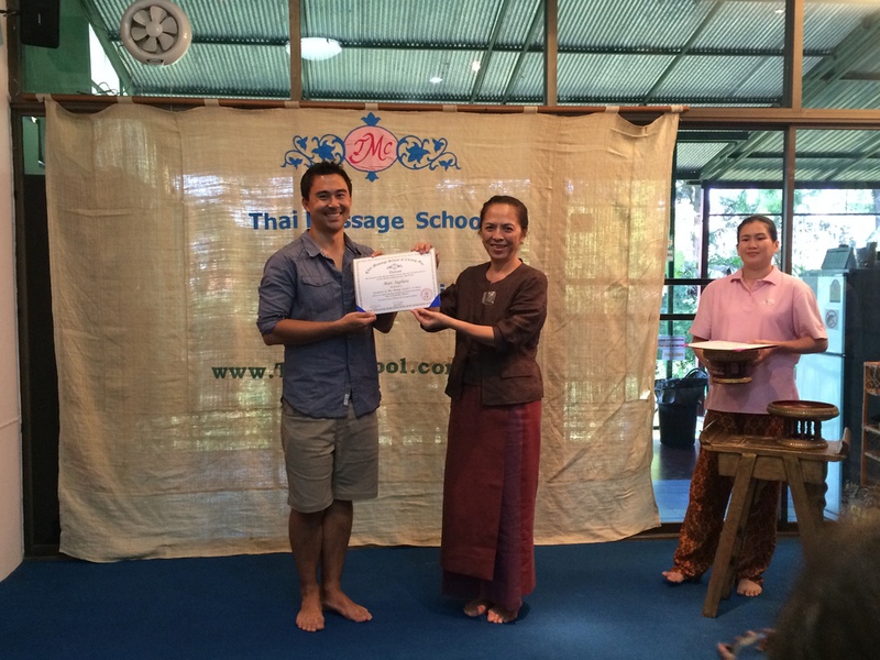 I think the woman handing out the certificates is the head of the school, not sure, never met her. The woman on the right is Nim, our instructor.