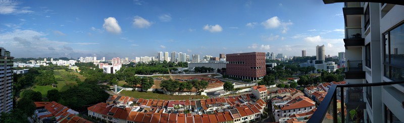 View from the balcony